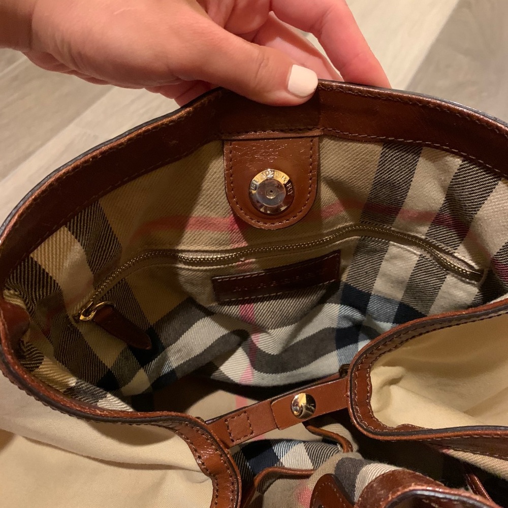 Burberry fabric tote